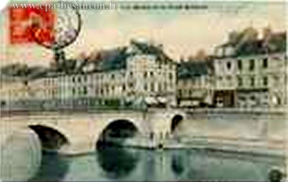 BESANÇON. - Les Quais et le Pont Battant